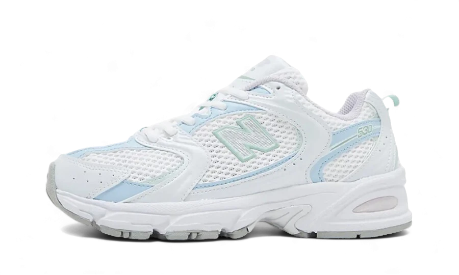 530 'White Light Chrome Blue Clay Ash'