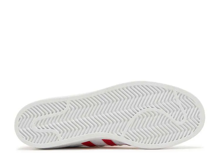 ADIDAS SUPERSTAR 'WHITE VIVID RED'