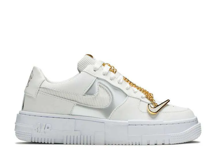 AIR FORCE 1 PIXEL 'GREY GOLD CHAIN'