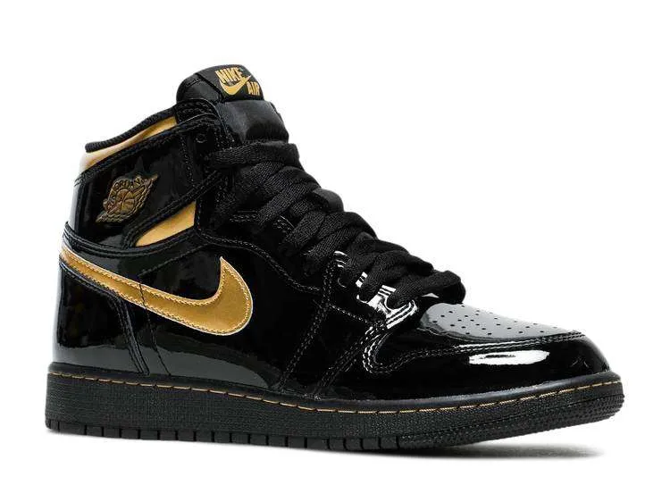 AIR JORDAN 1 HIGH 'BLACK METALLIC GOLD'