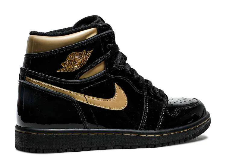 AIR JORDAN 1 HIGH 'BLACK METALLIC GOLD'